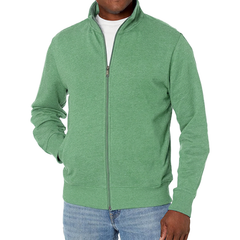 Men's Zip Front Jacket Casual Fit Long Sleeve Versatile Outdoor Wear
