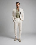 Men's Summer Wedding Suit Two-Piece Tailored Fit Lightweight Stylish Formal