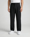 Men's Tailored Wide Leg Trousers Smart-Casual Relaxed Fit Classic Style Everyday