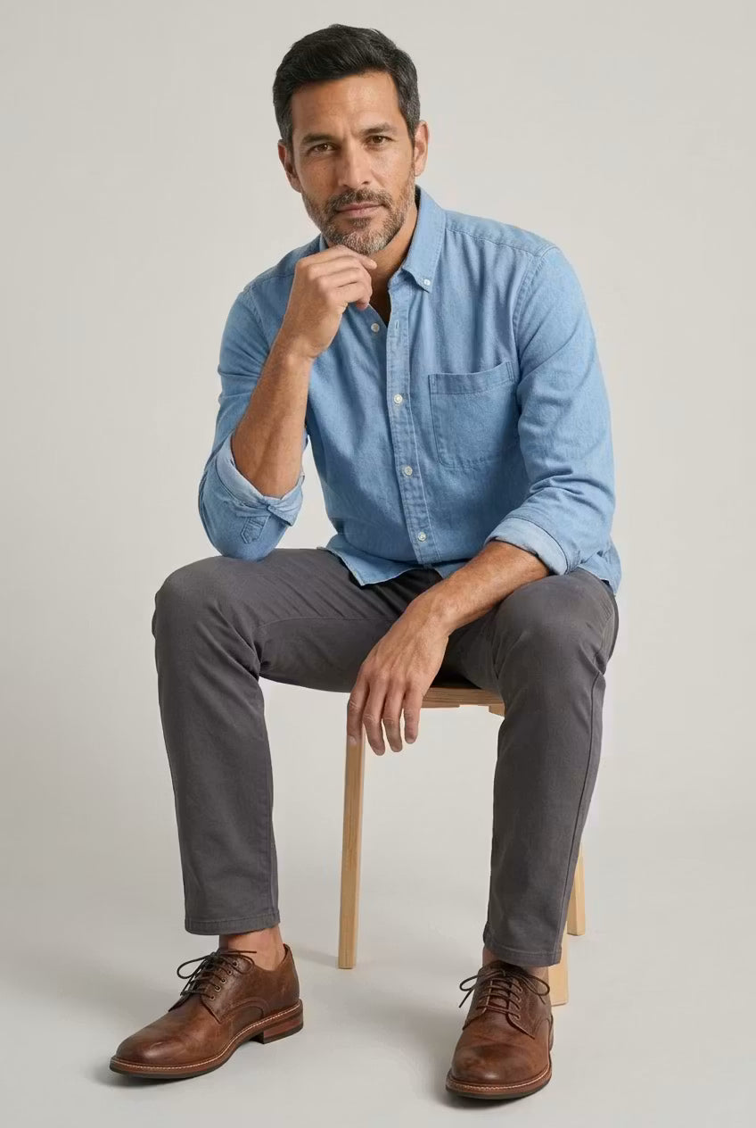 Men's Classic Chambray Shirt | Casual