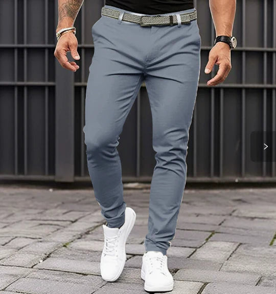 Men's Slim Fit Stretch Trousers