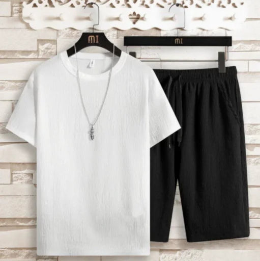Men's T Shirt and Shorts Set
