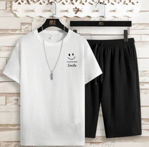 Men's T Shirt and Shorts Set
