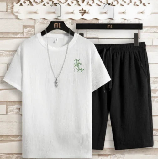 Men's T Shirt and Shorts Set