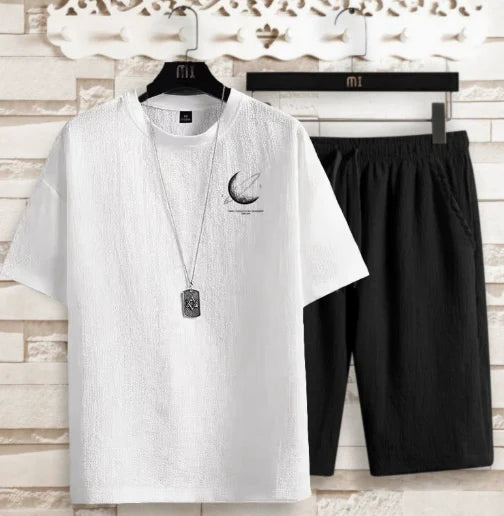 Men's T Shirt and Shorts Set