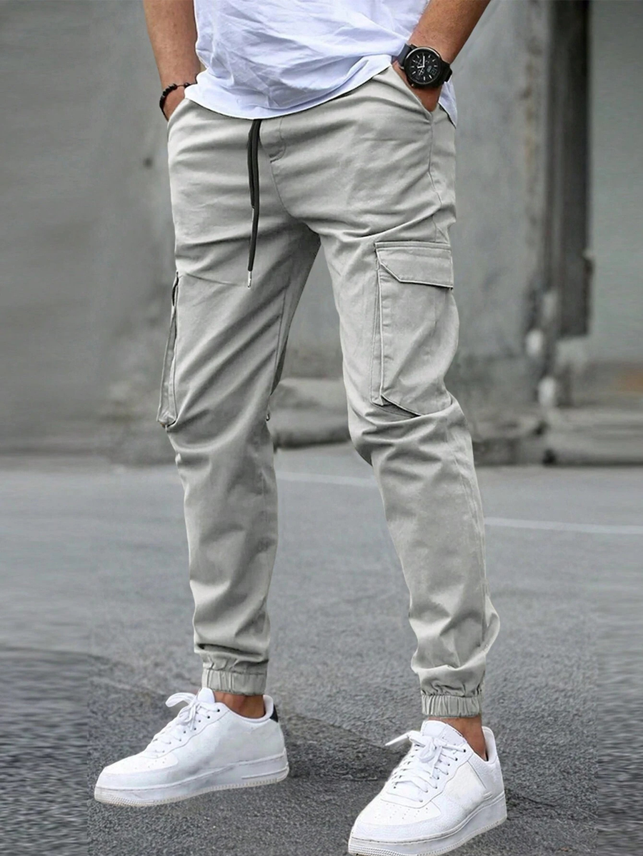 Men's Elite Slim Jogging Trousers Relaxed Fit Athletic Style Everyday Casual