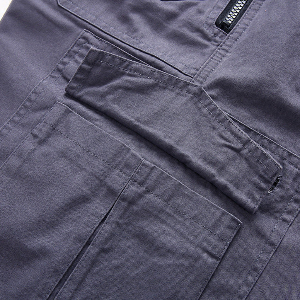 Men's Cargo Shorts Zip Pockets