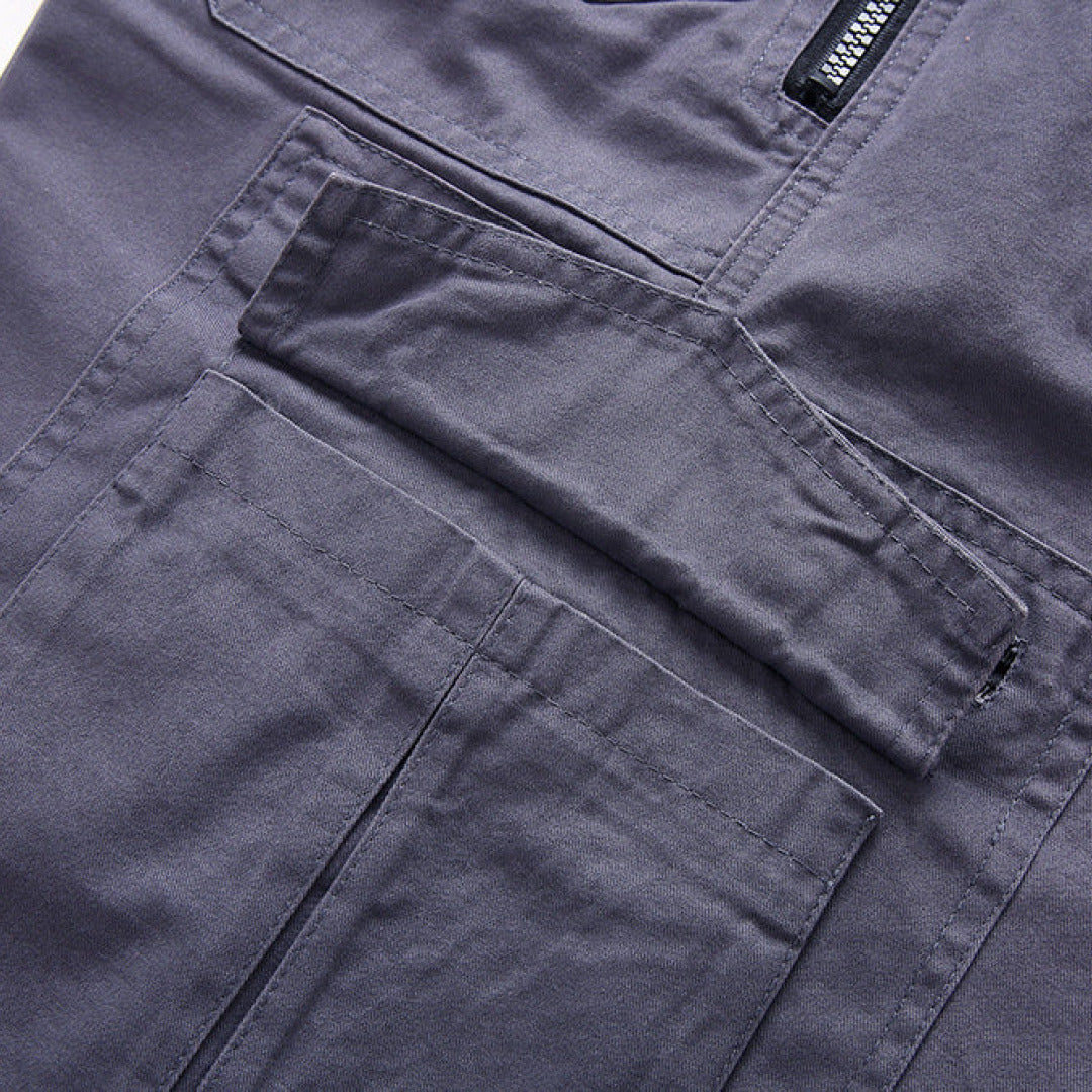 Men's Cargo Shorts Zip Pockets