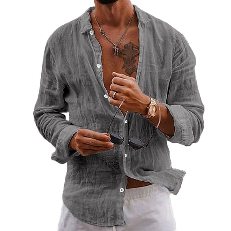 Men's Casual Summer Shirt | Long Sleeve