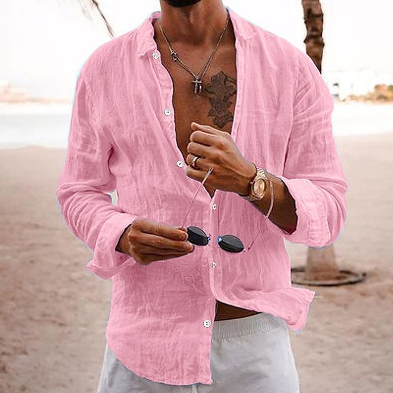 Men's Casual Summer Shirt | Long Sleeve