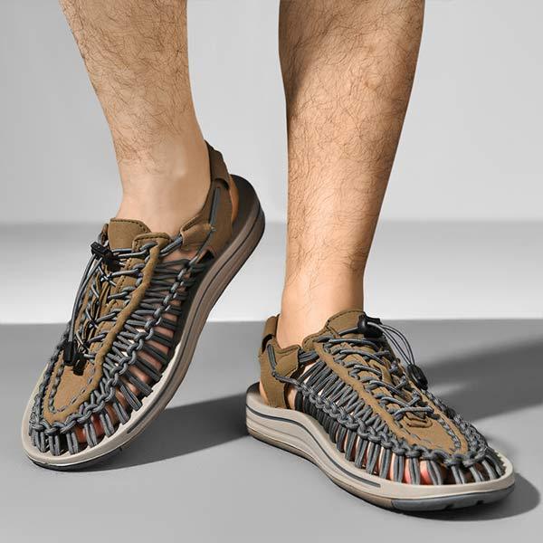 Men's Handwoven Summer Shoes | Casual Stylish Summer Footwear