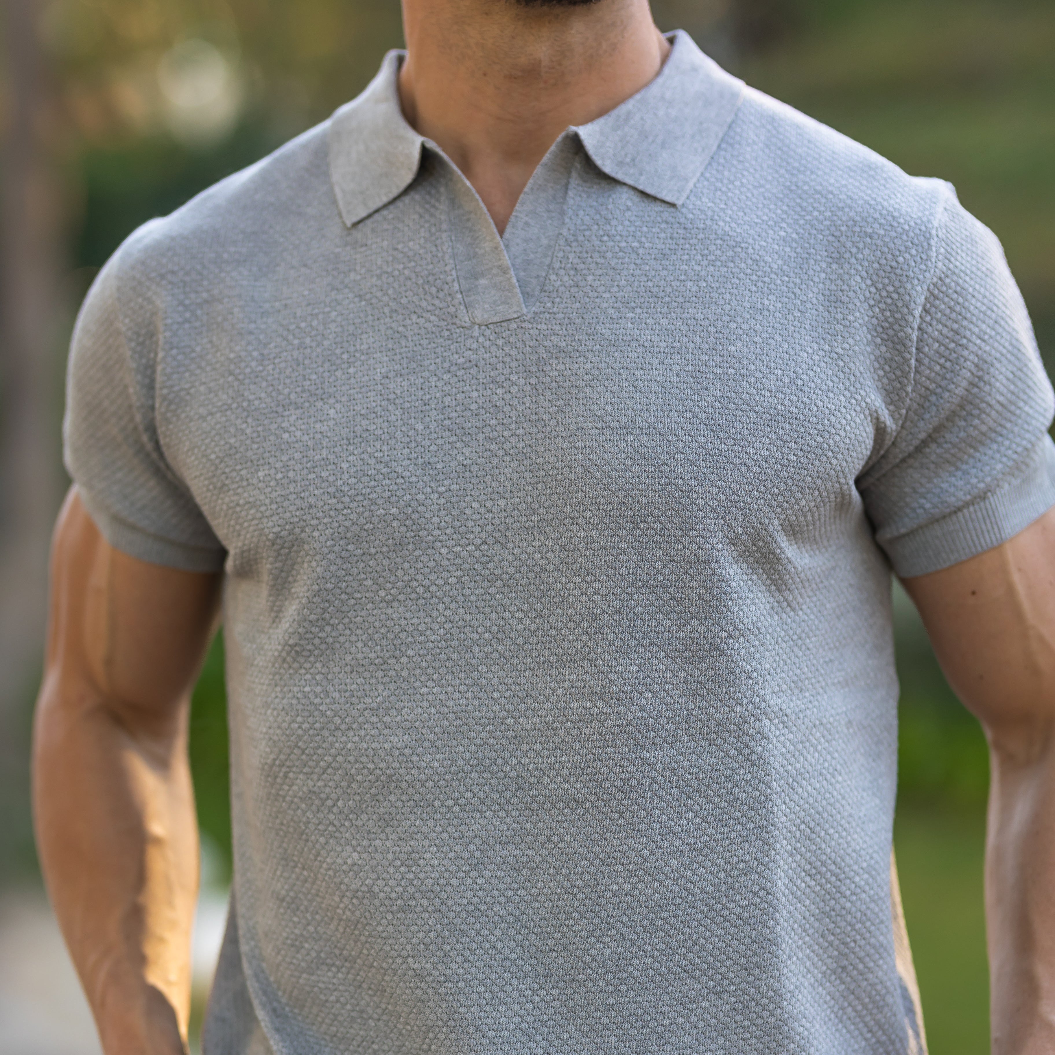 Men's Stylish Mesh Polo | Casual