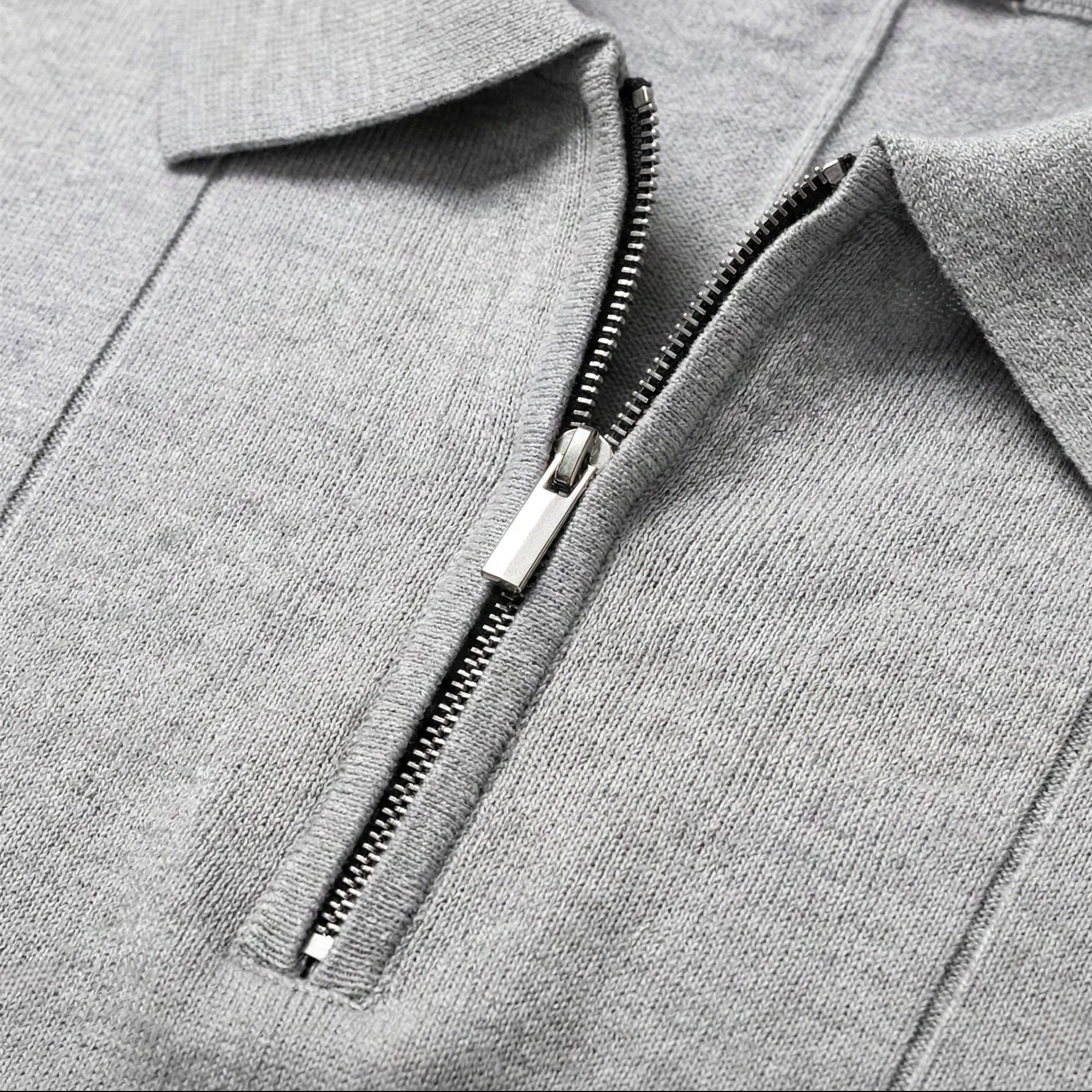 Men's Stylish Quarter-Zip Polo | Casual