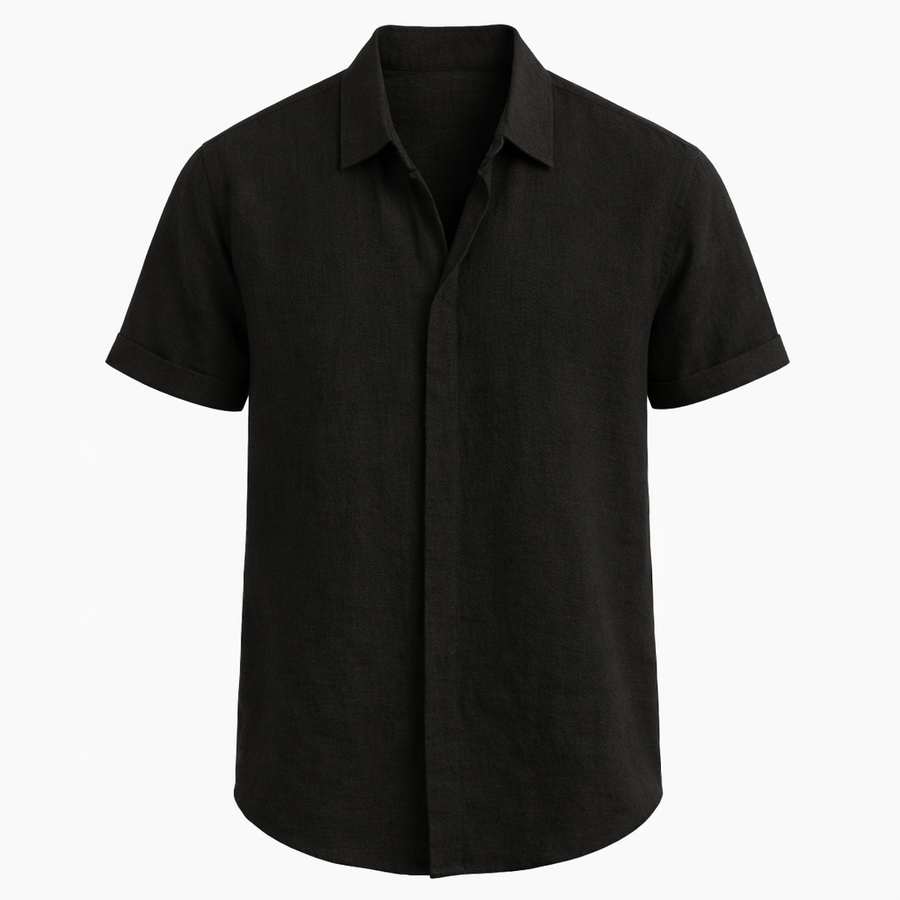 Men's Classic Shirt Long-Sleeve Button-Up Collared Casual Smart-Casual Office Everyday Relaxed Fit Halloway