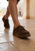 Men's Casual Suede Moccasin Shoes | Crepe Sole