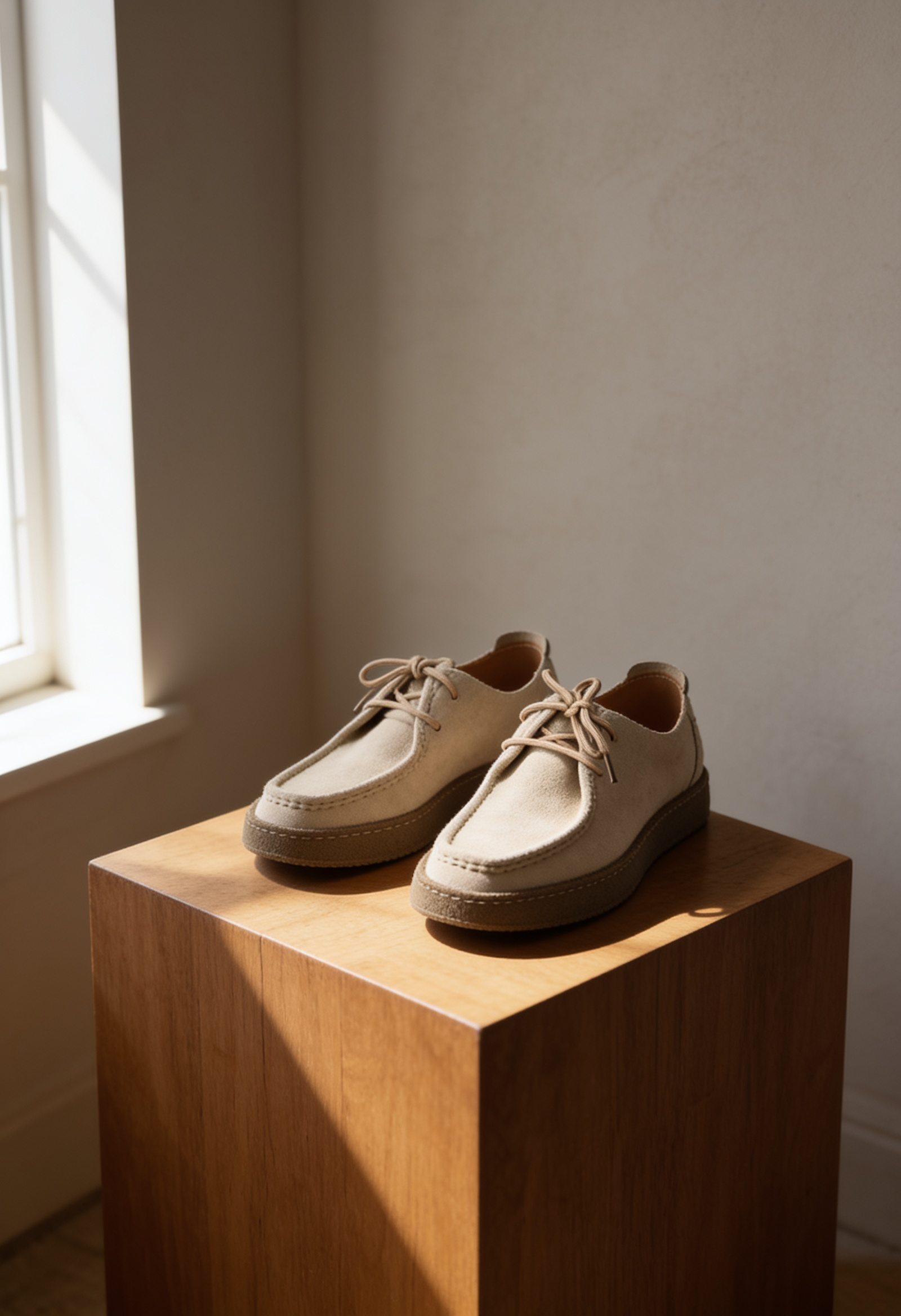 Men's Casual Suede Moccasin Shoes | Crepe Sole