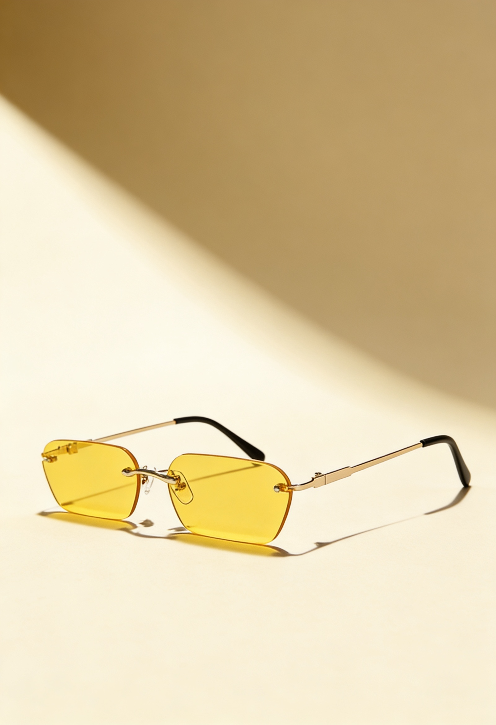 Men's Rimless Sunglasses Frameless Tinted Lens Trendy Modern Retro Fashion Casual Beach Holiday Everyday