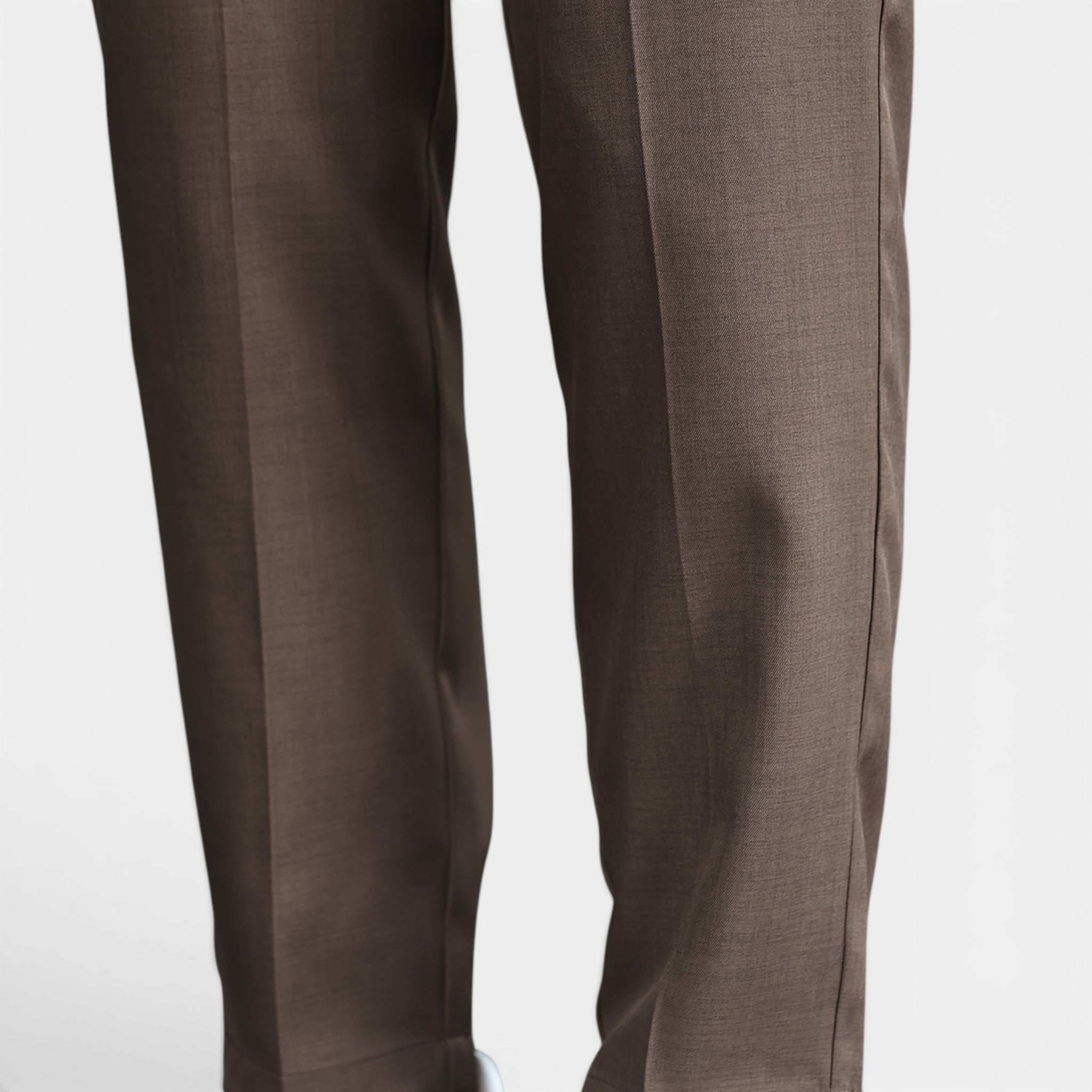 Men’s Double Pleated Casual Trousers Regular Fit