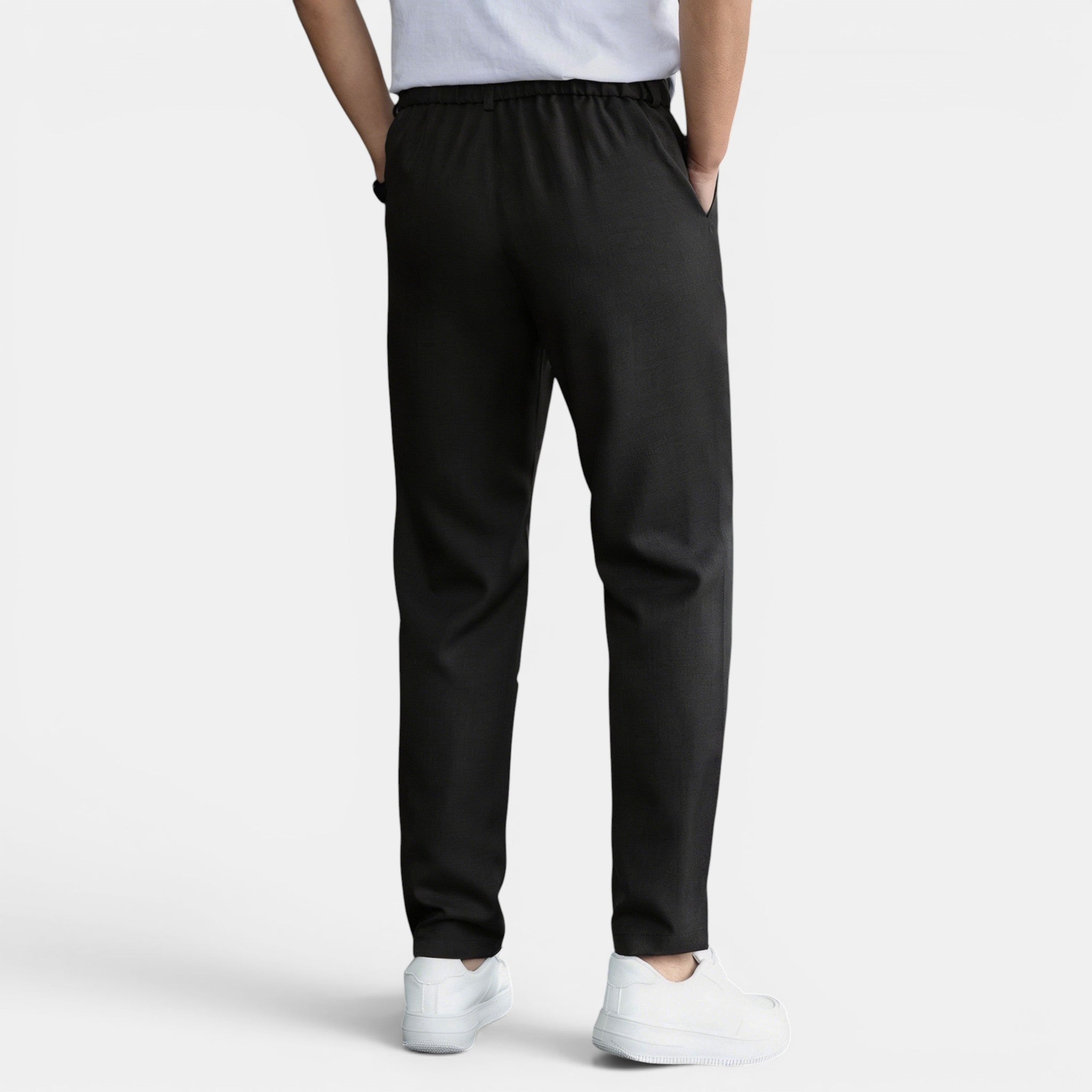 Men’s Double Pleated Casual Trousers Regular Fit