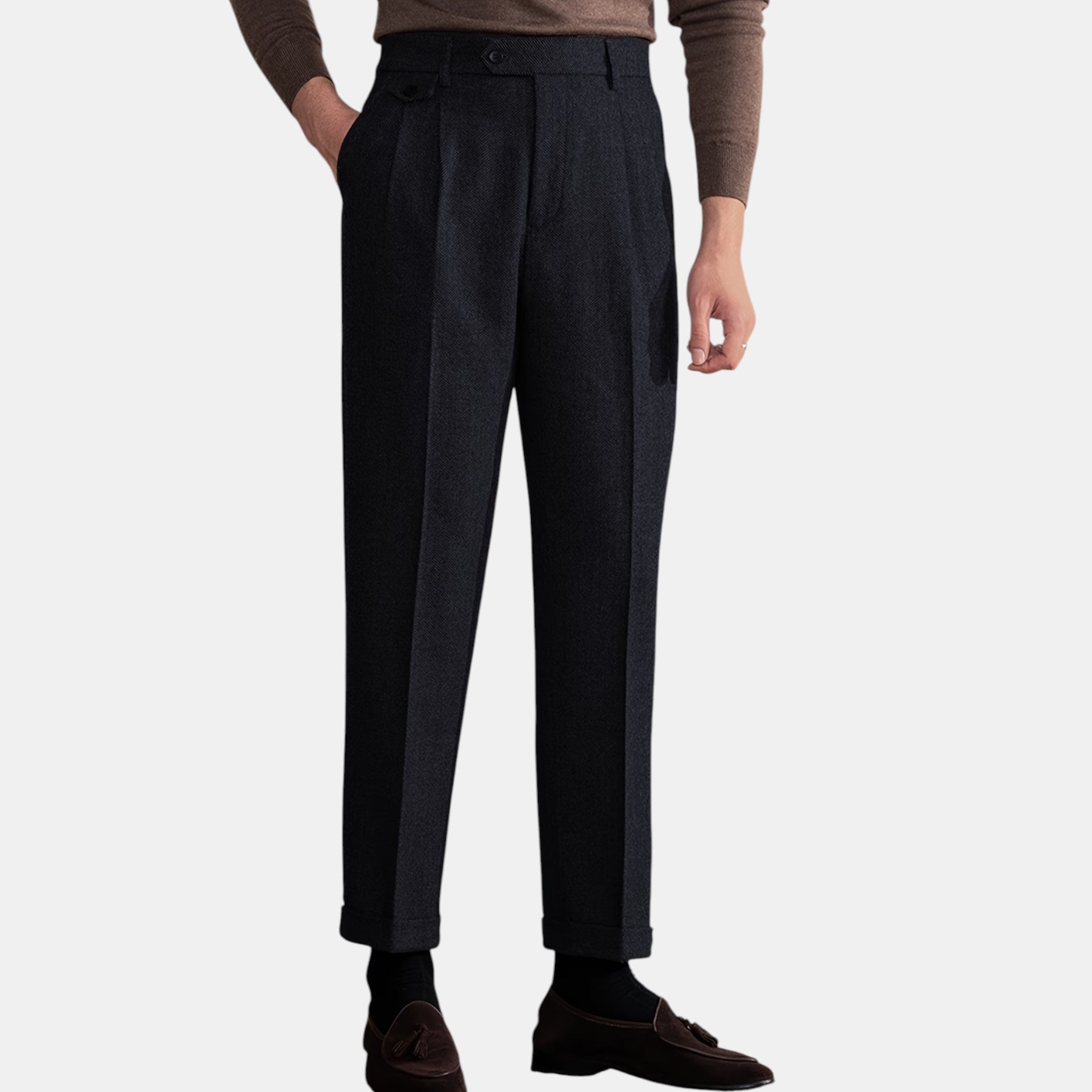 Men’s Trousers Slim Fit Vintage Pants