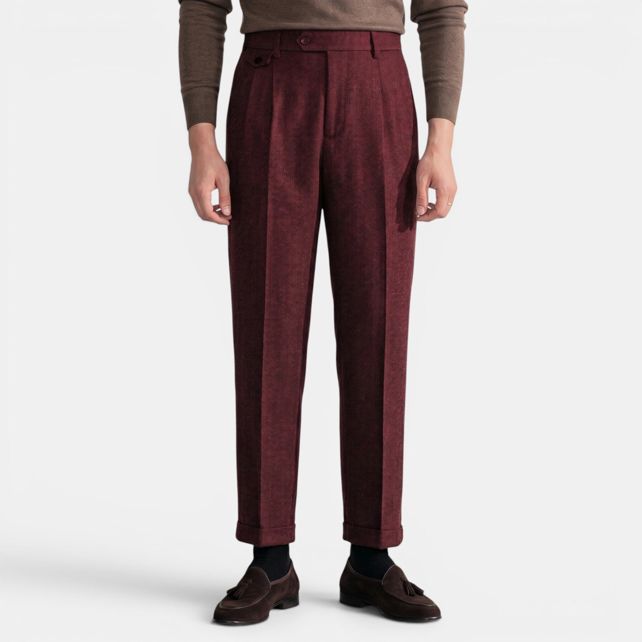 Men’s Trousers Slim Fit Vintage Pants
