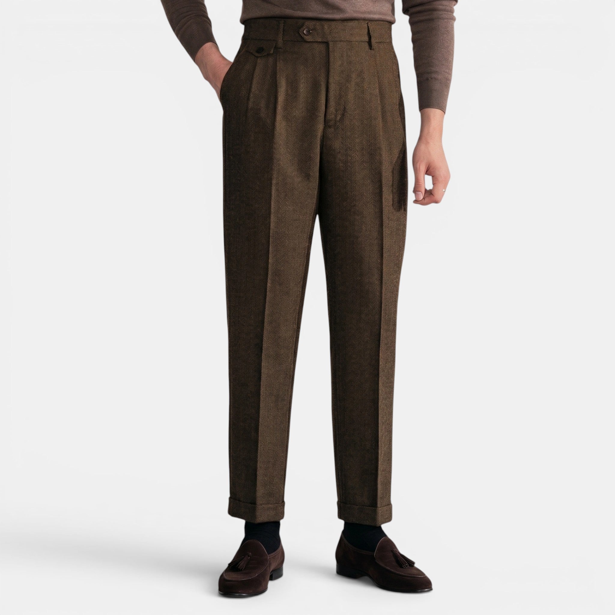 Men’s Trousers Slim Fit Vintage Pants