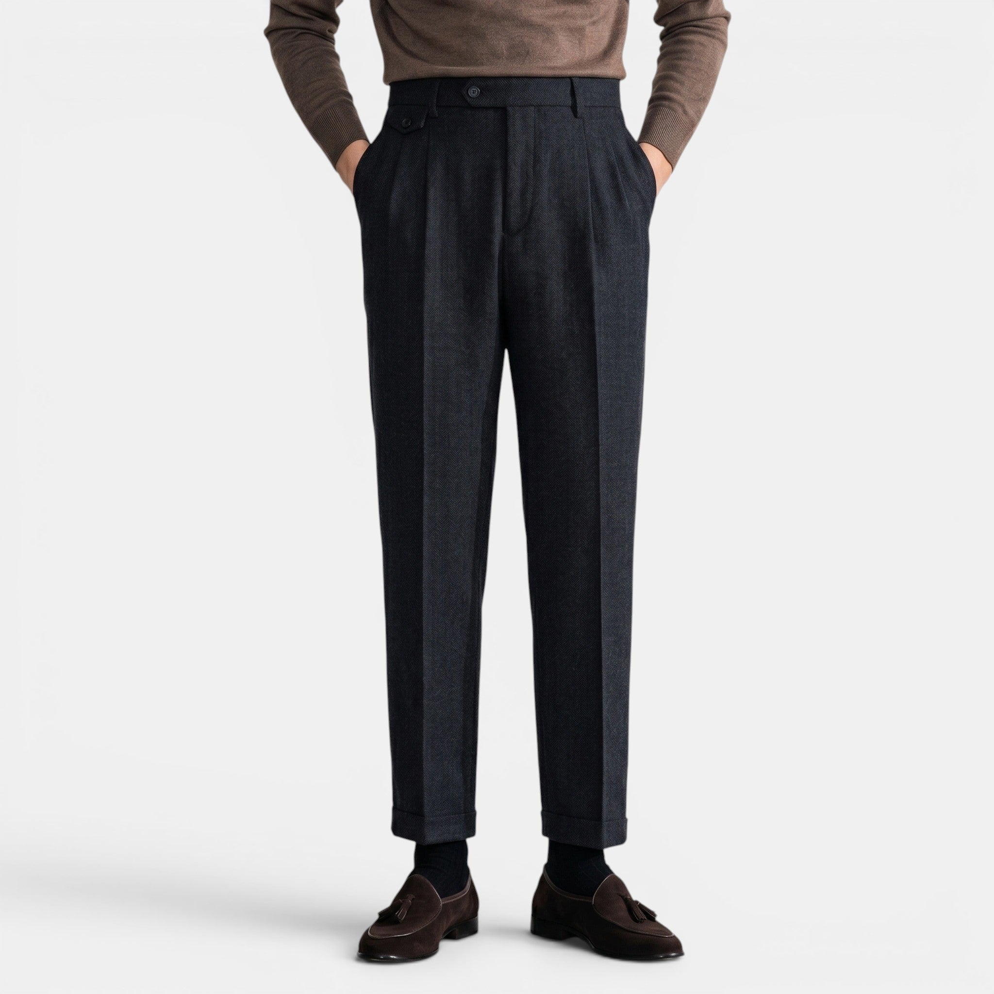 Men’s Trousers Slim Fit Vintage Pants