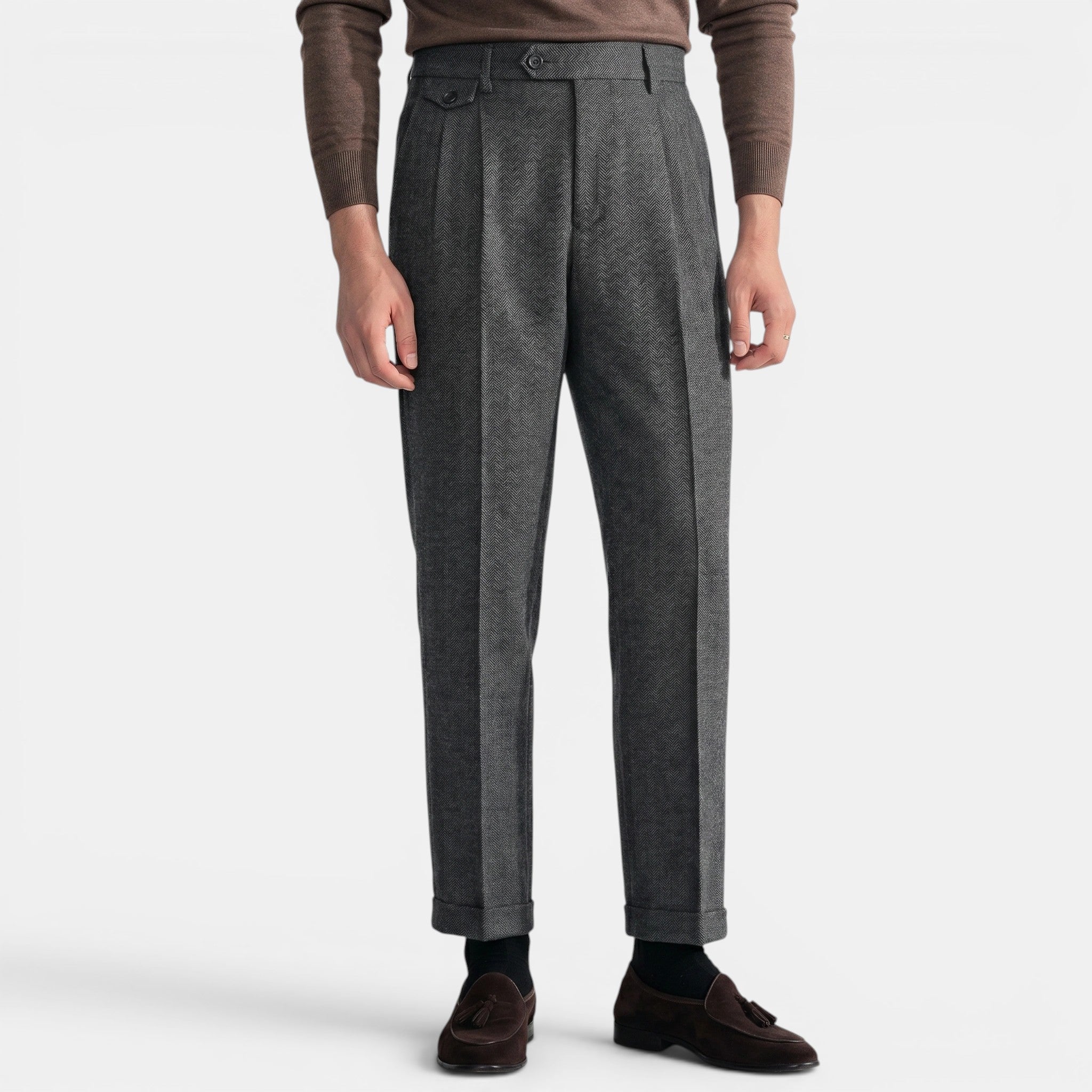 Men’s Trousers Slim Fit Vintage Pants