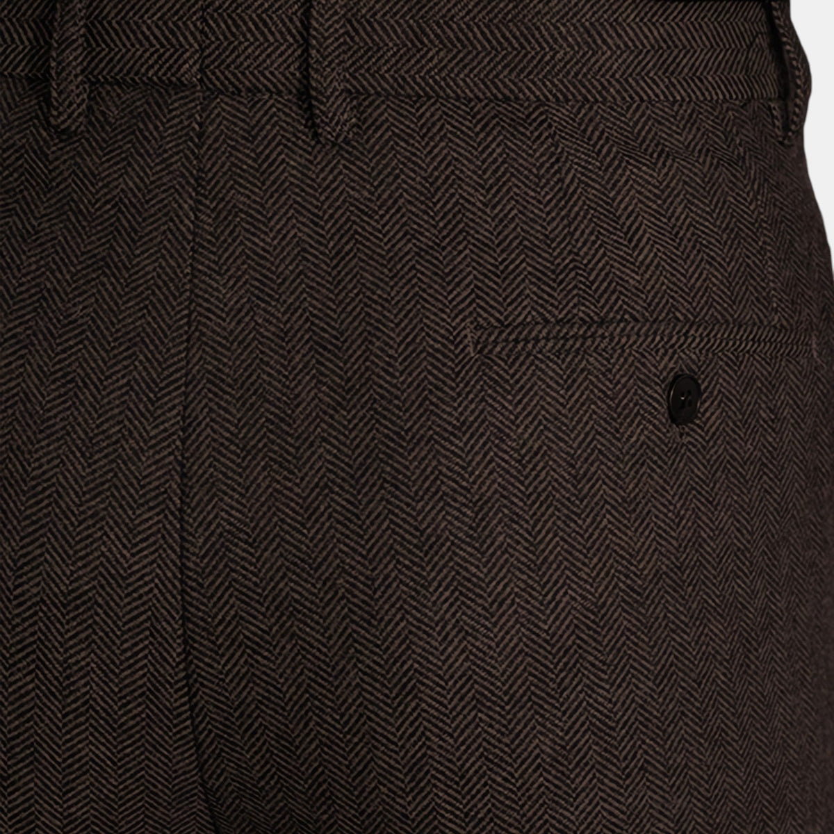 Men's Dress Trousers Slim Fit Vintage Flat-Front Tailored Smart-Casual Office Formal Everyday Edmund