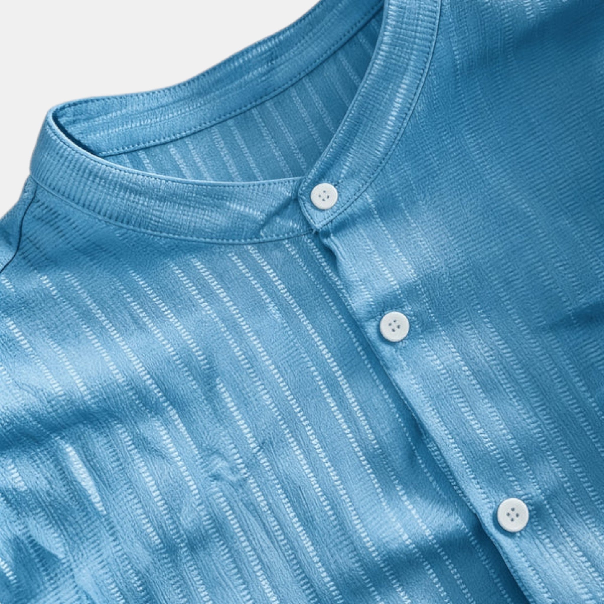 Men’s Striped Shirt and Pants Set Casual 2 Pieces