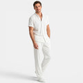 Men’s Striped Shirt and Pants Set Casual 2 Pieces