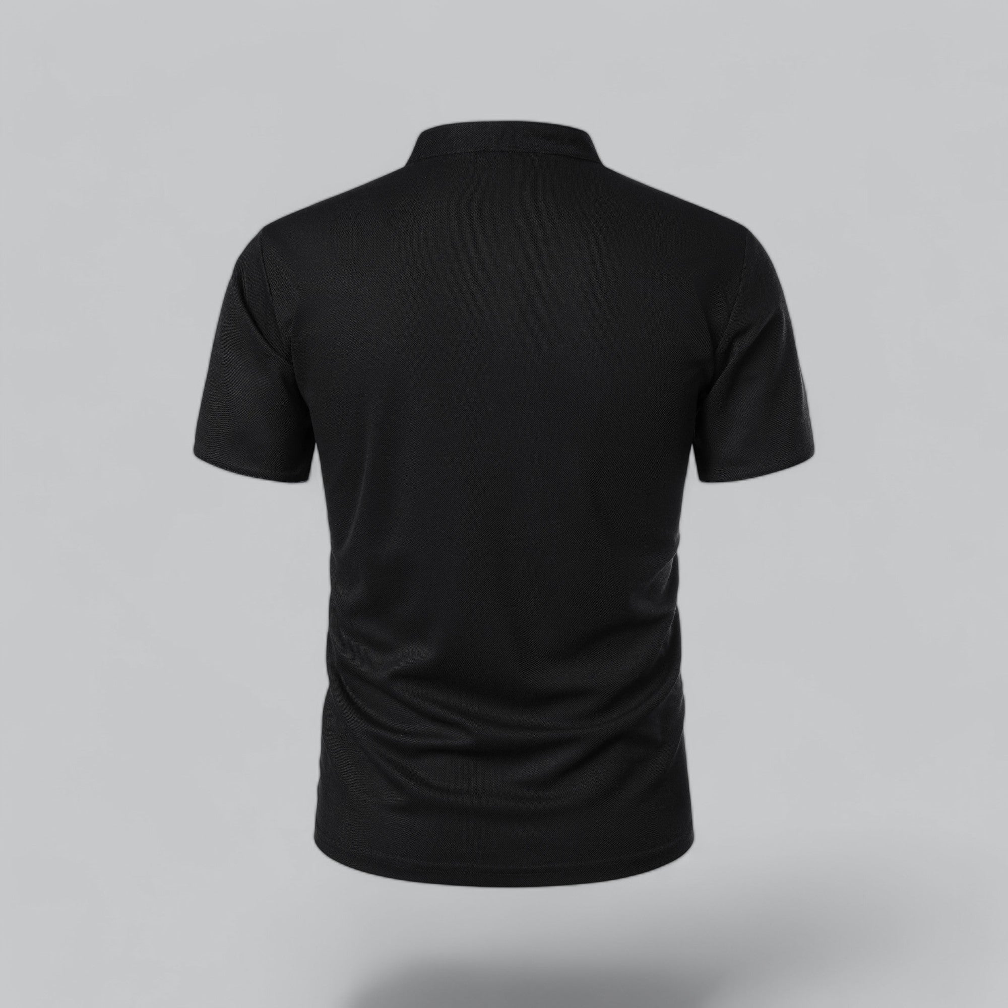 Men's Casual Collarless Polo Shirt | Stylish