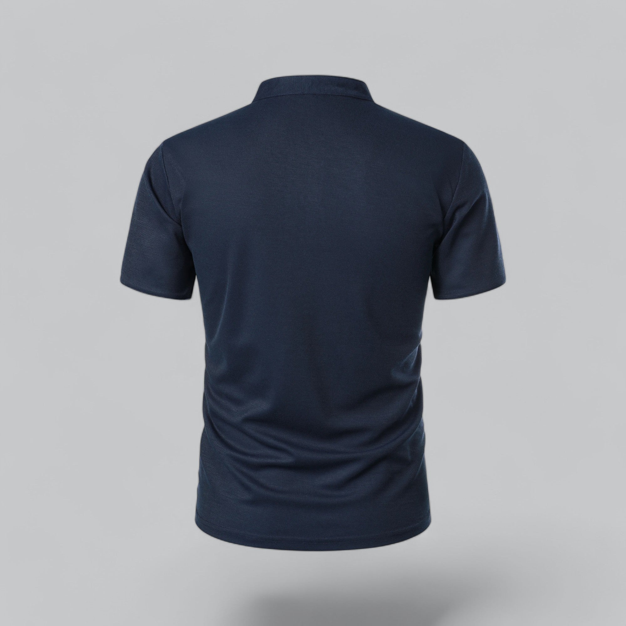 Men's Casual Collarless Polo Shirt | Stylish