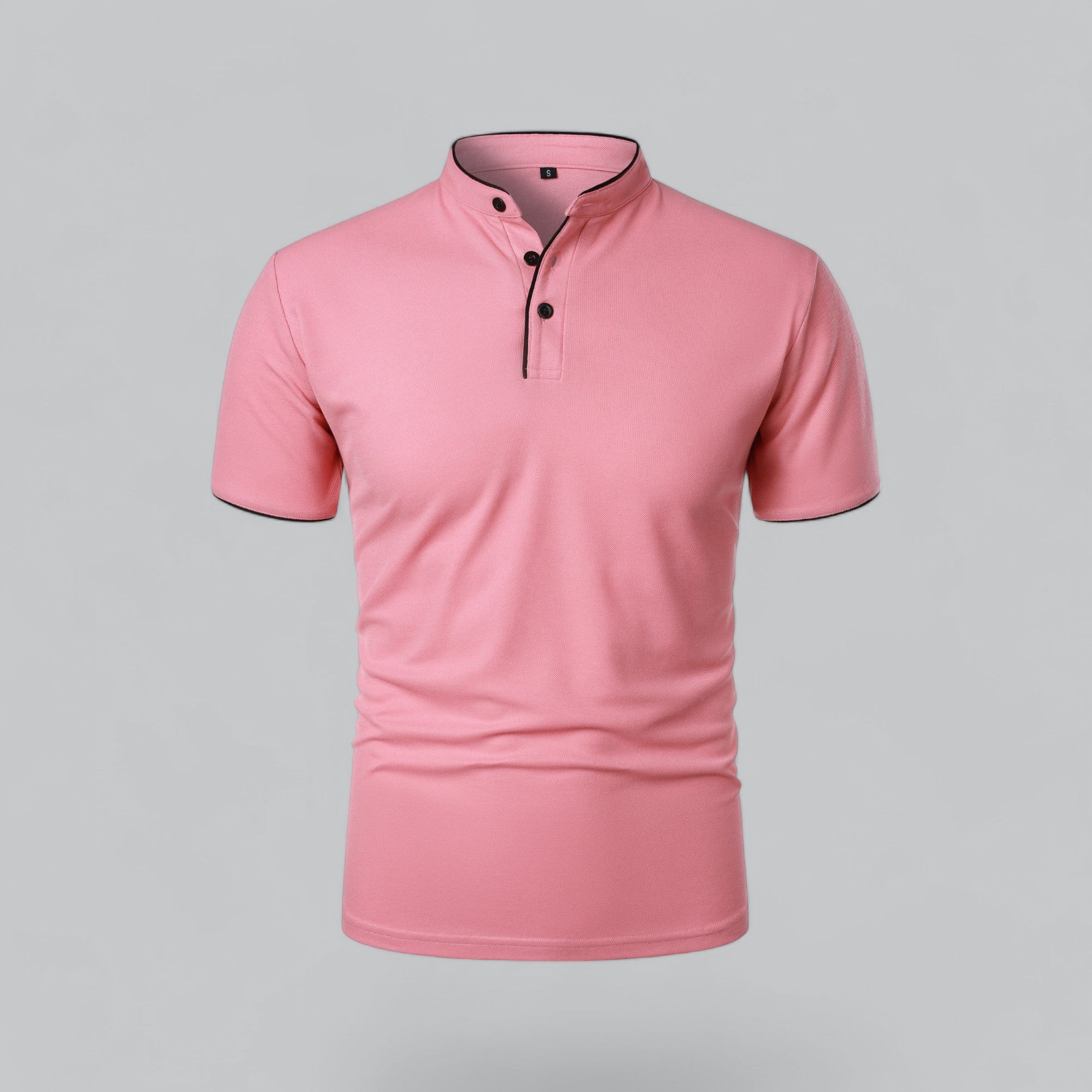 Men's Casual Collarless Polo Shirt | Stylish