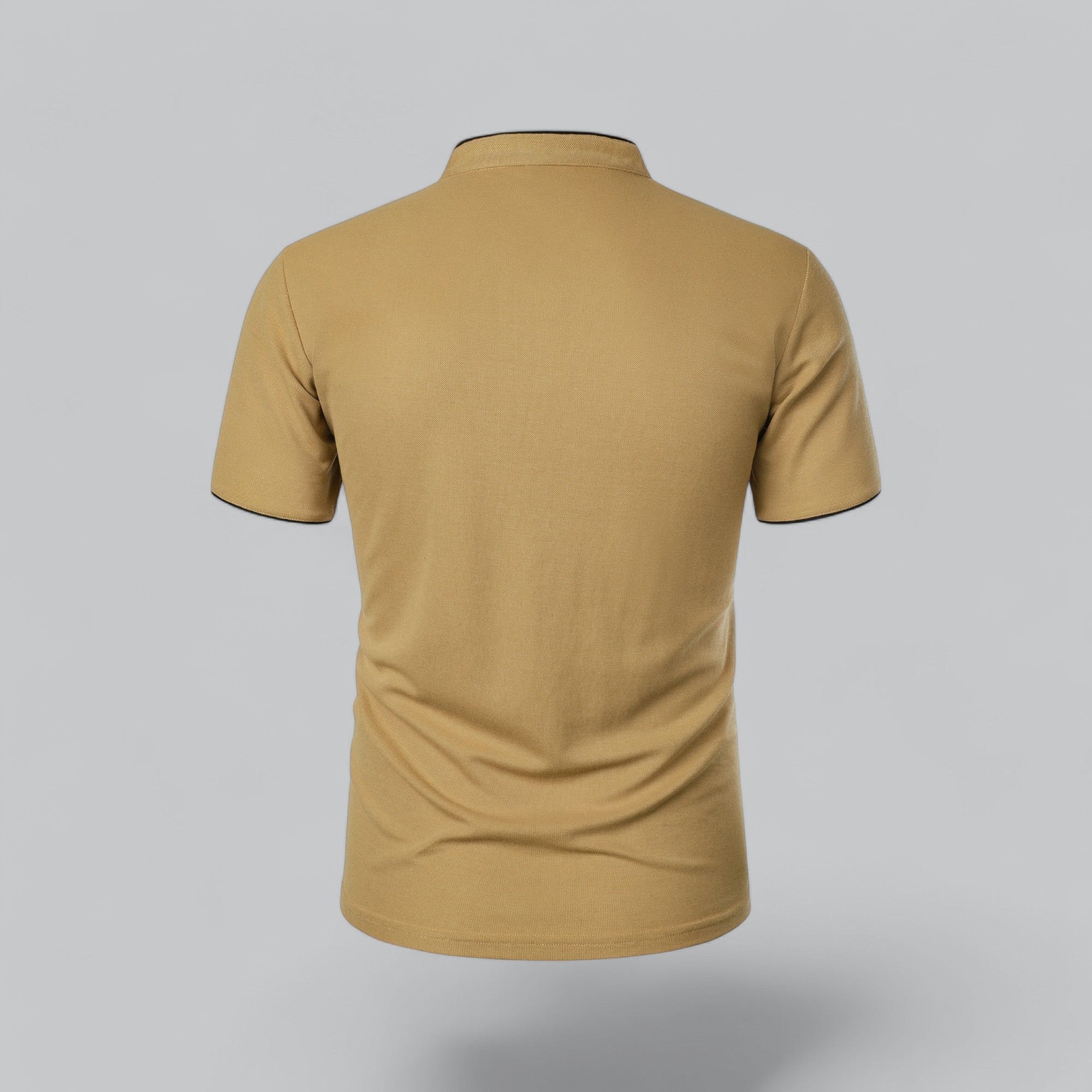 Men's Casual Collarless Polo Shirt | Stylish