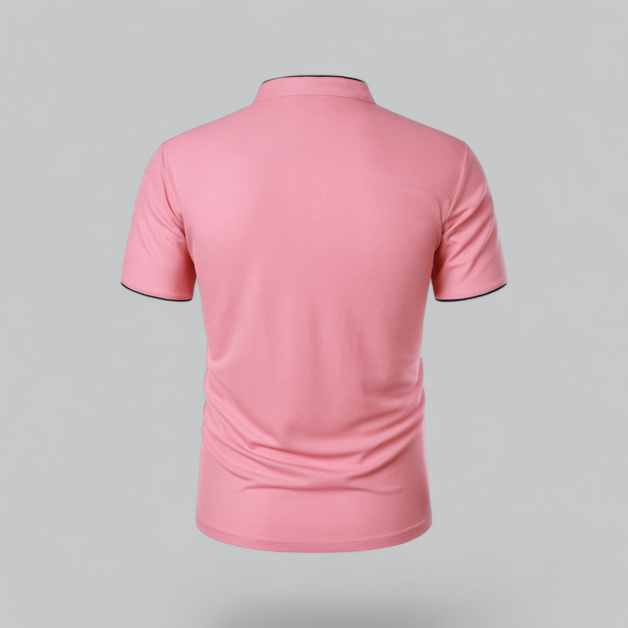 Men's Casual Collarless Polo Shirt | Stylish
