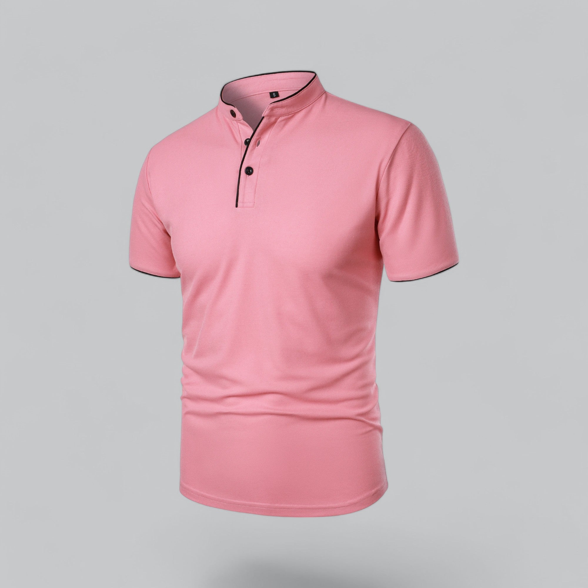Men's Casual Collarless Polo Shirt | Stylish