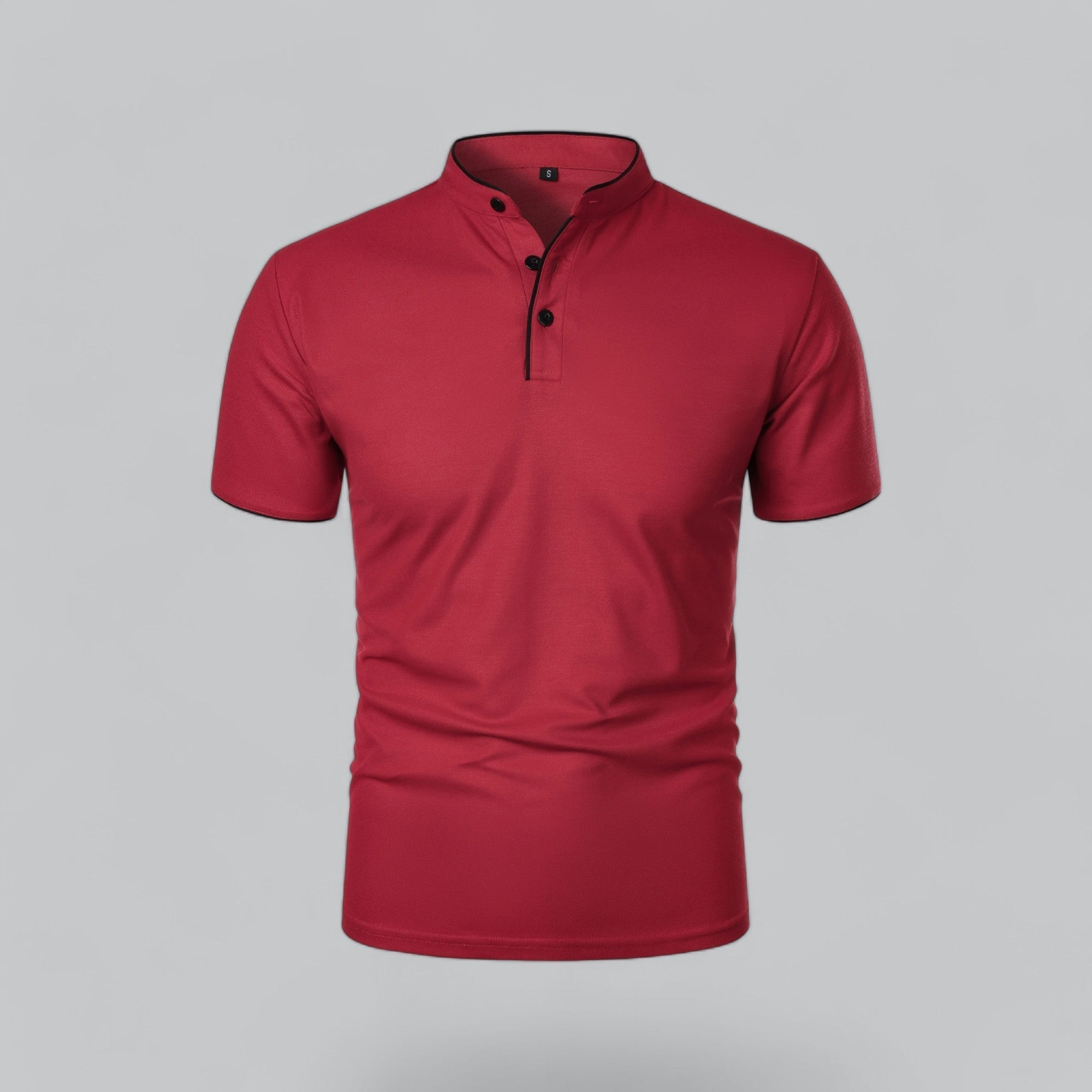 Men's Casual Collarless Polo Shirt | Stylish