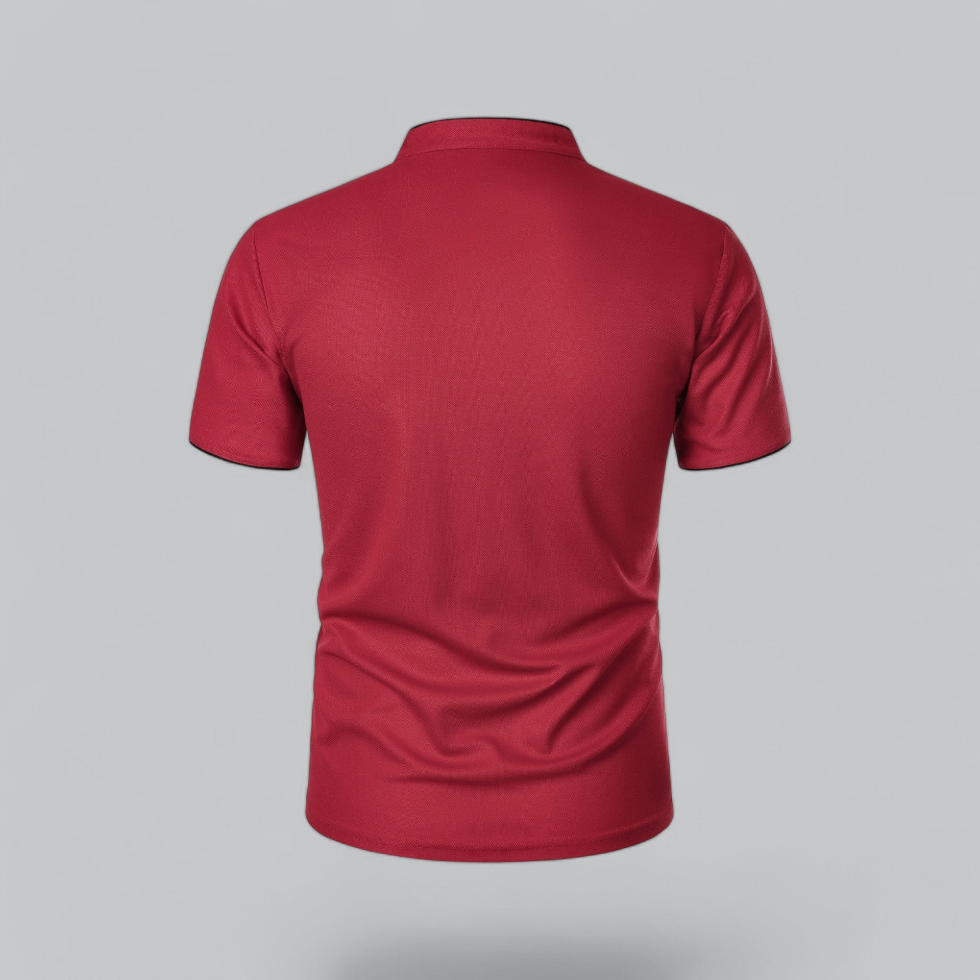 Men's Casual Collarless Polo Shirt | Stylish