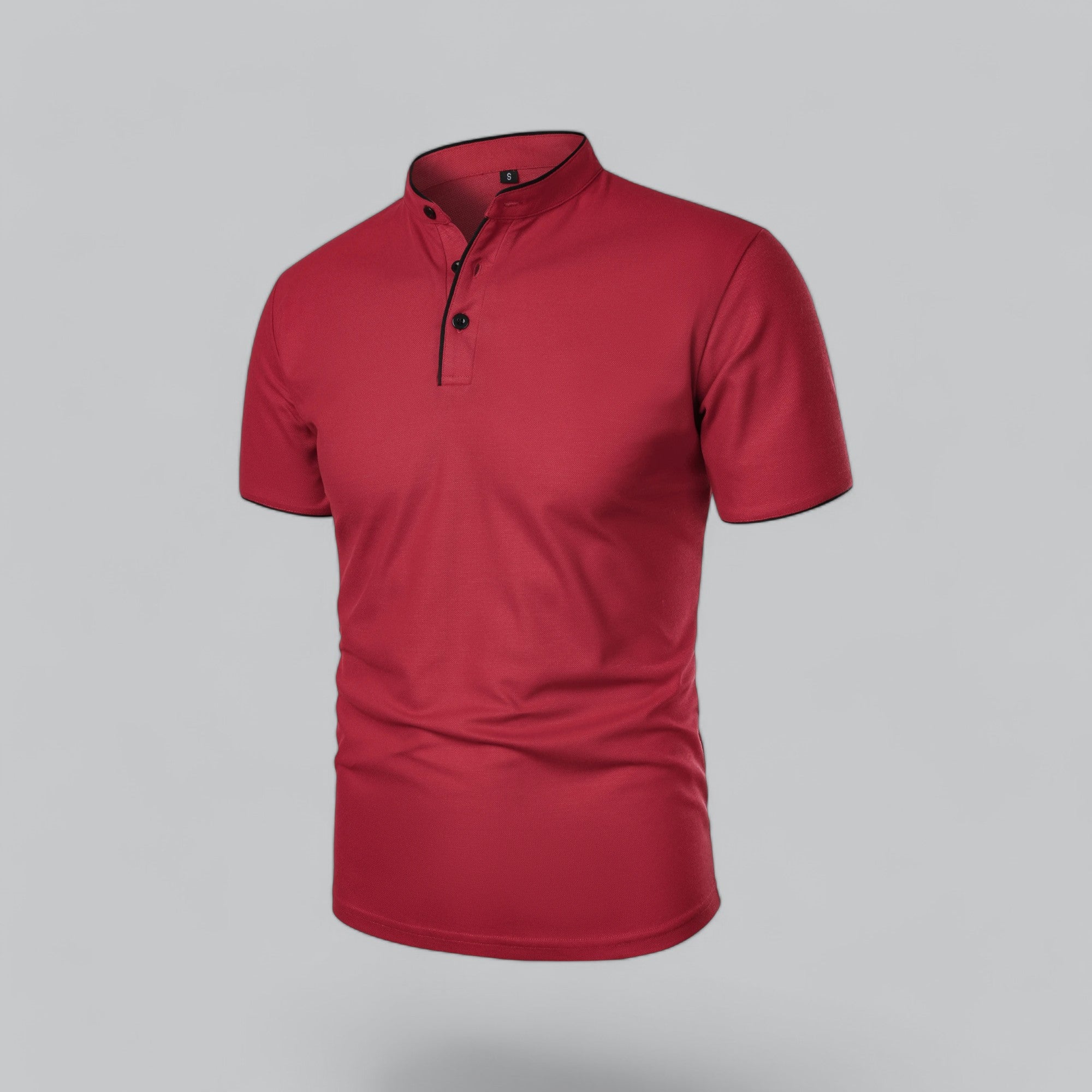 Men's Casual Collarless Polo Shirt | Stylish