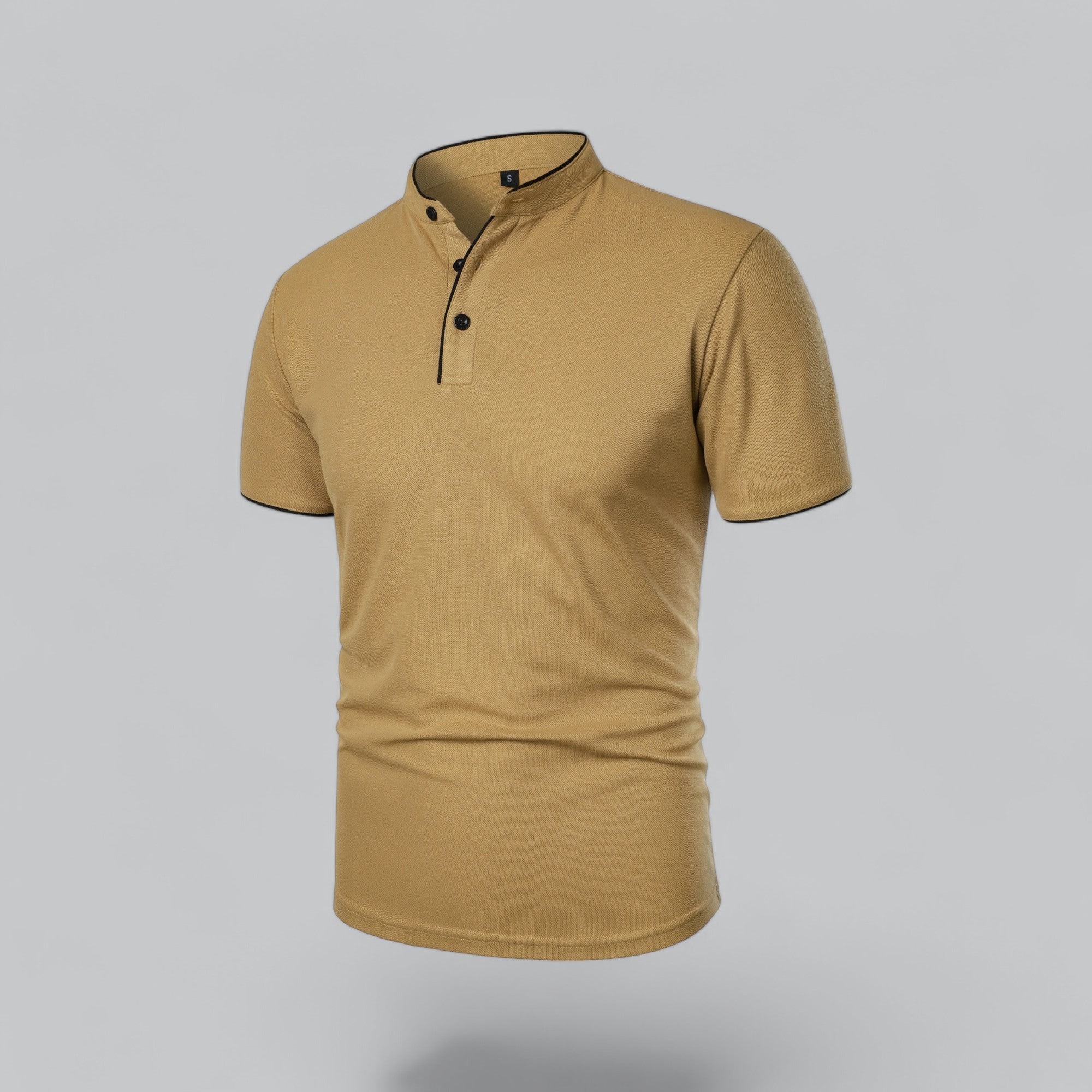 Men's Casual Collarless Polo Shirt | Stylish