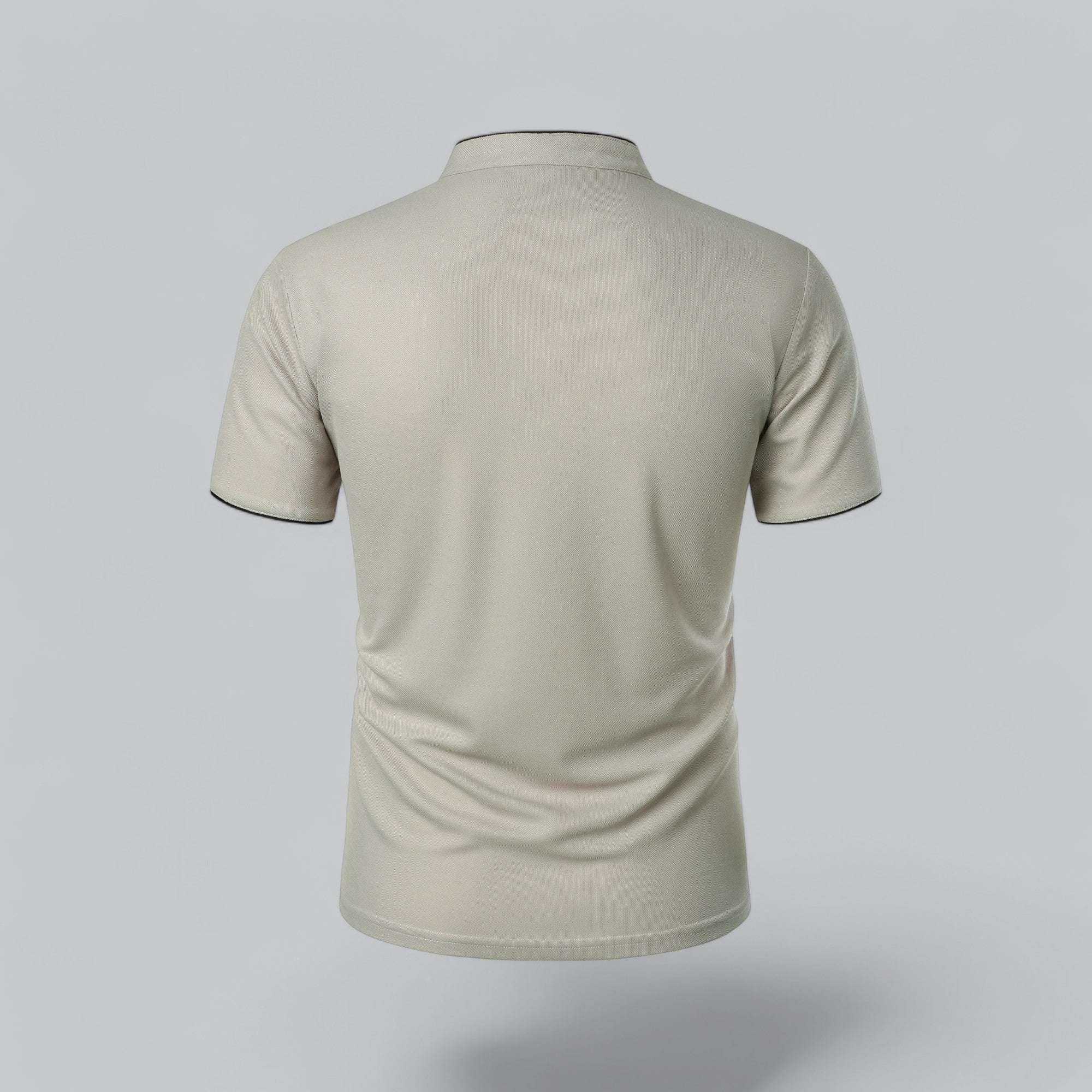 Men's Casual Collarless Polo Shirt | Stylish