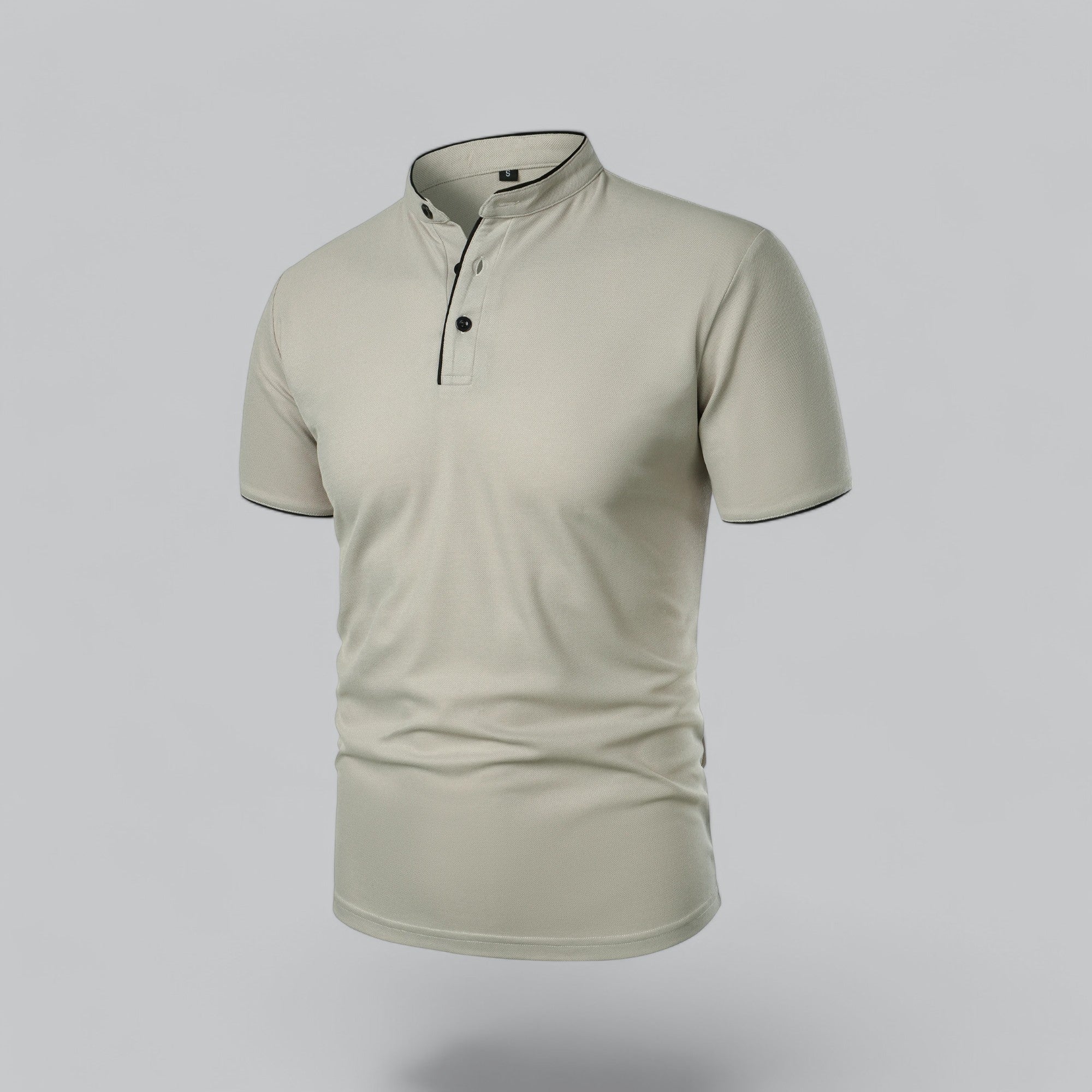 Men's Casual Collarless Polo Shirt | Stylish