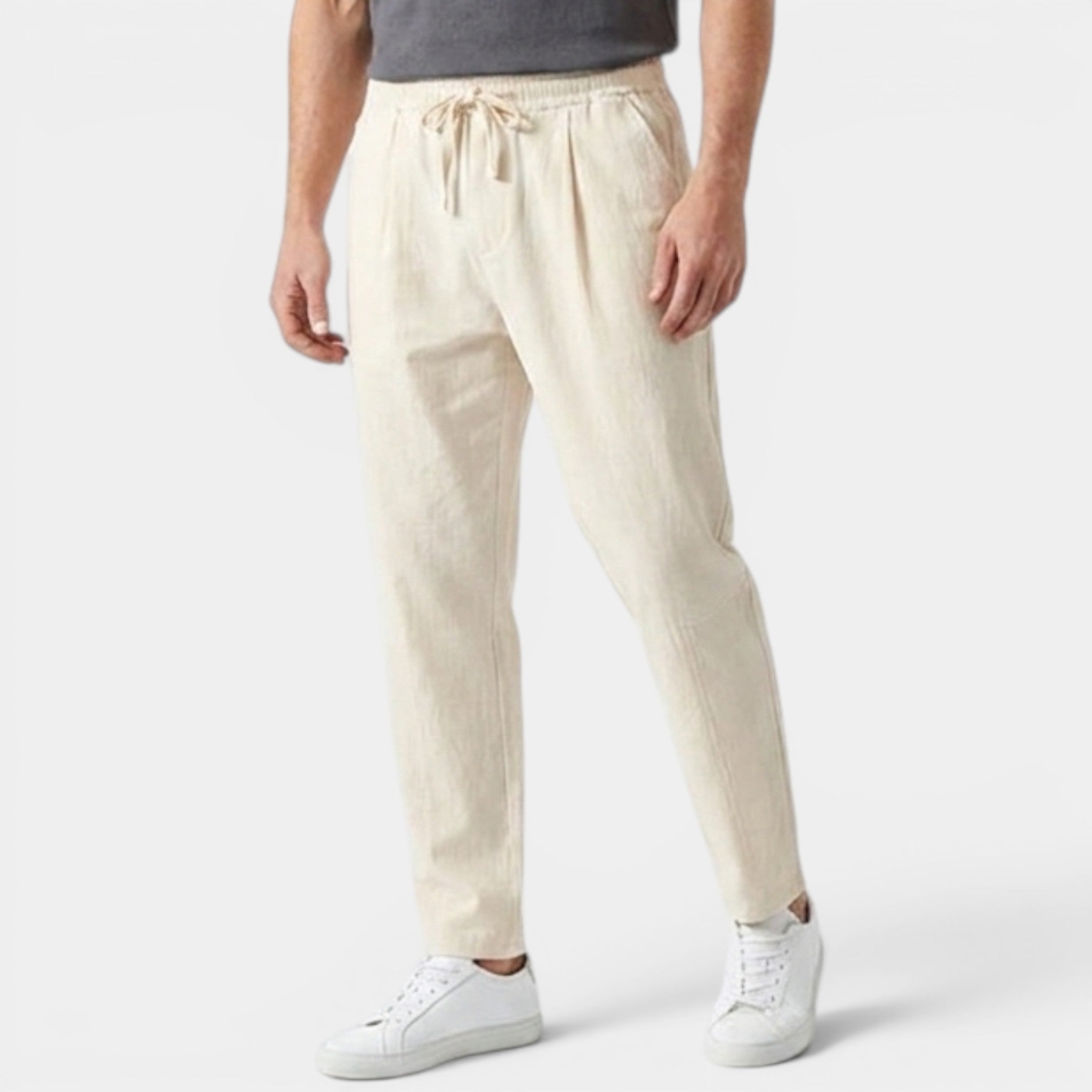 Men’s Casual Pants Cotton Linen Comfort