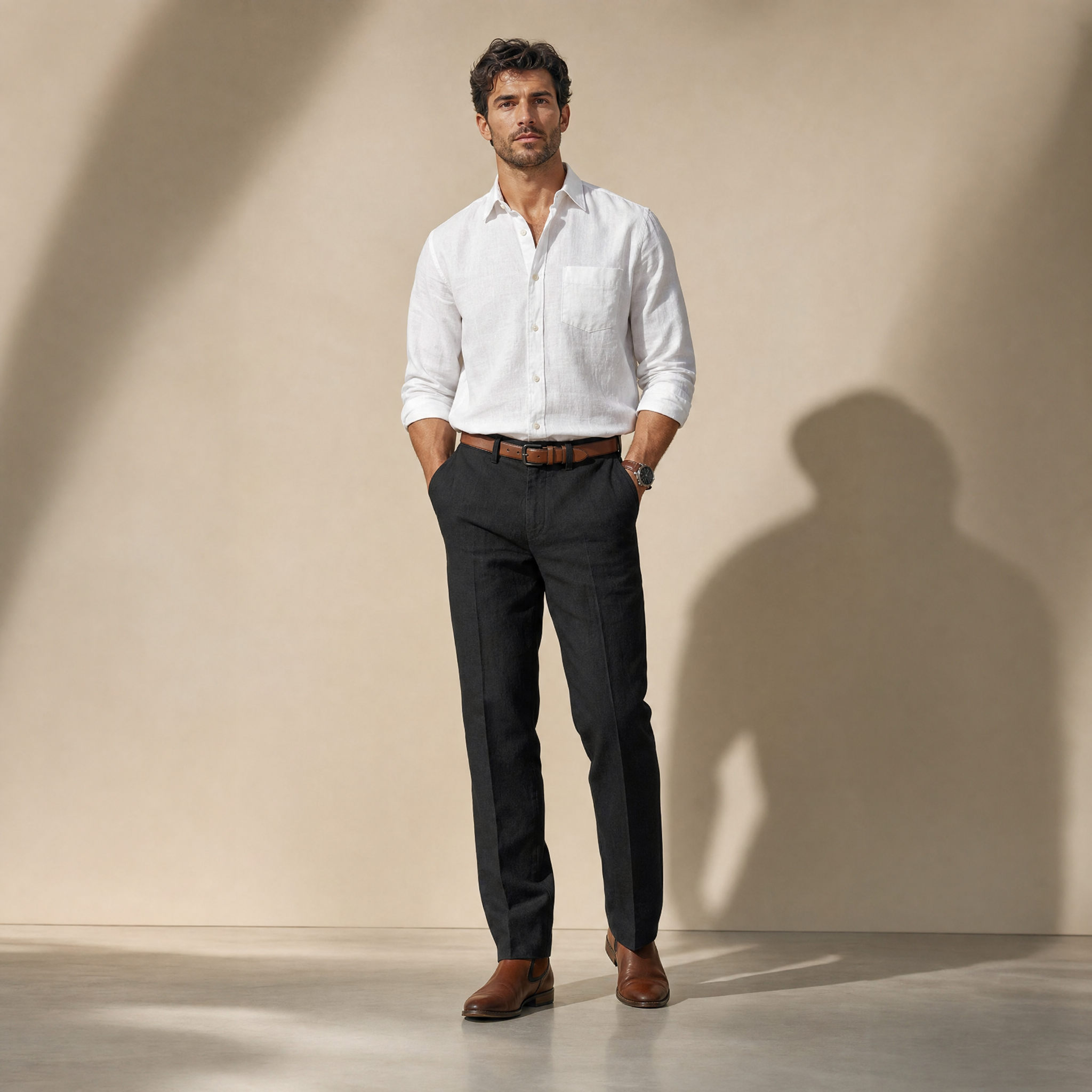 Men’s Stylish Slim Trousers | Smart-Casual