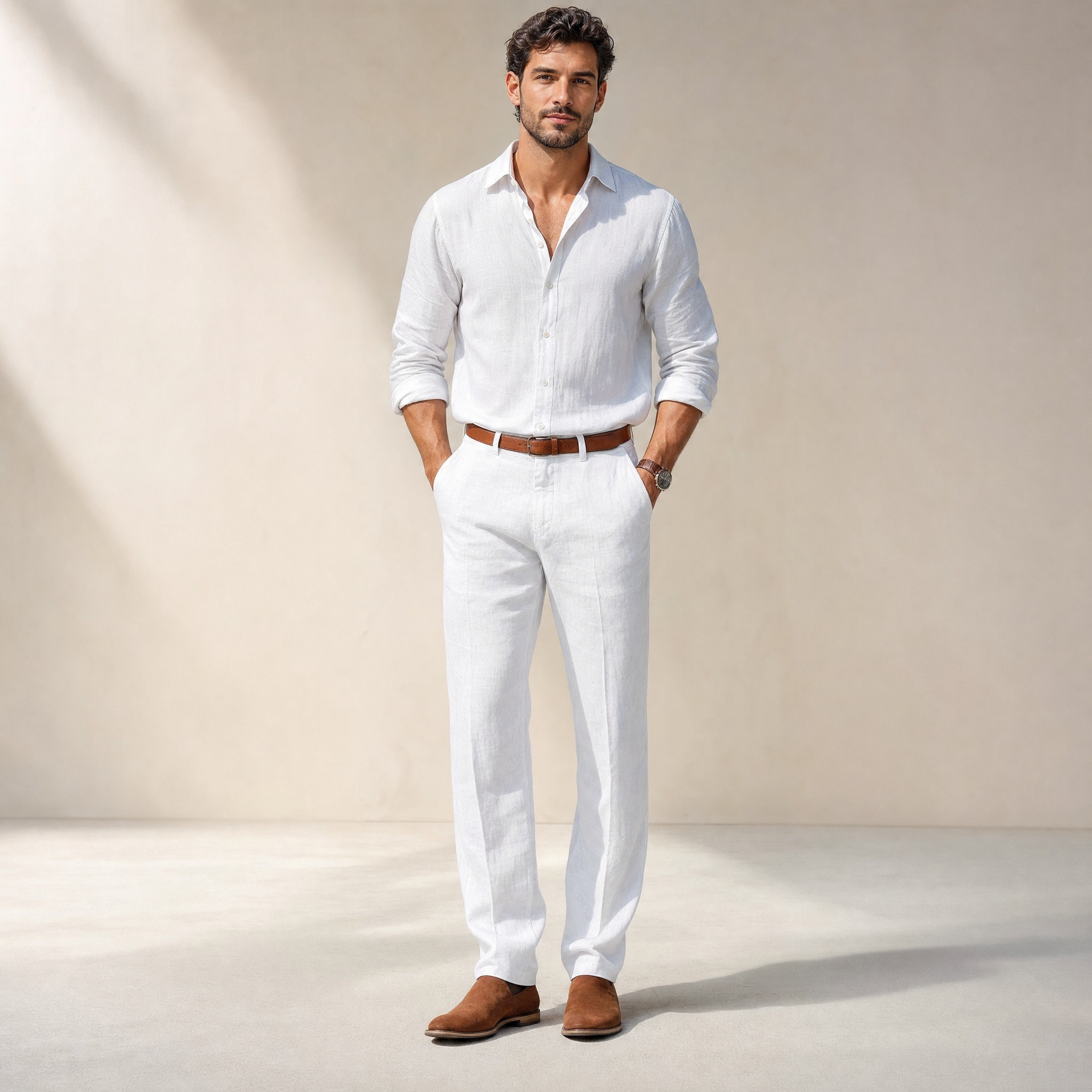 Men’s Stylish Slim Trousers | Smart-Casual