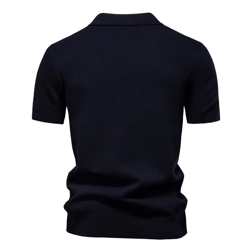 Men's Stylish Mesh Polo | Casual