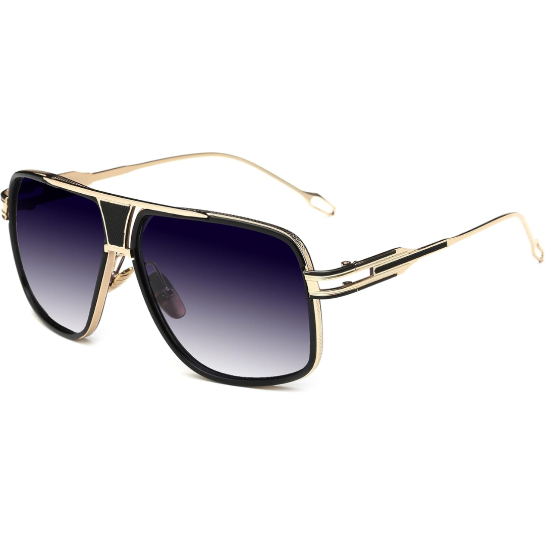 Men's Aviator Sunglasses Alloy Metal Frame Tinted Lens Pilot Retro Fashion Casual Beach Holiday Everyday Bertram