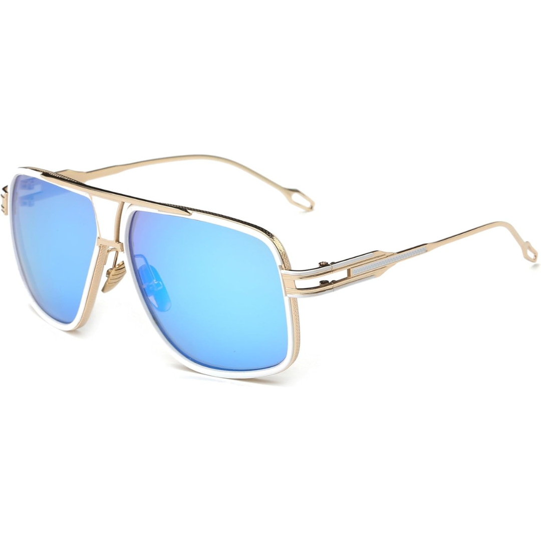 Men's Aviator Sunglasses Alloy Metal Frame Tinted Lens Pilot Retro Fashion Casual Beach Holiday Everyday Bertram