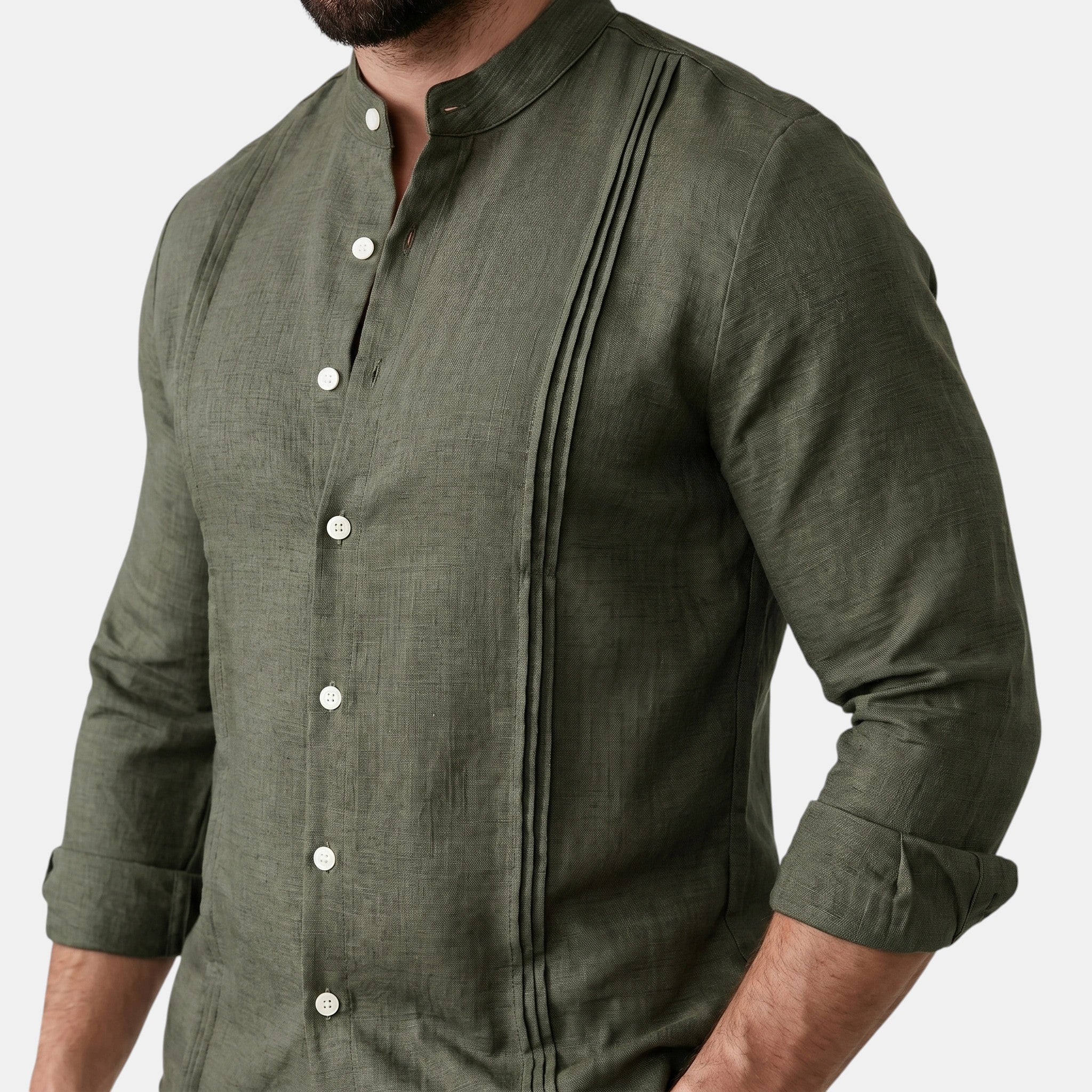 Men's Button Front Casual Shirt